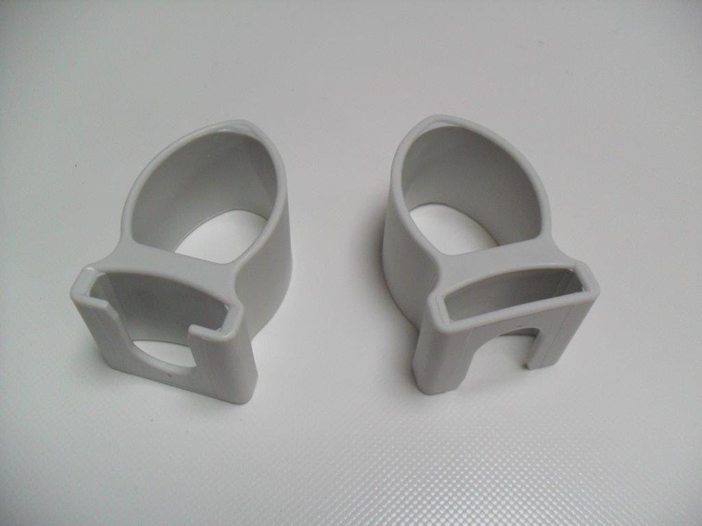 Zodiac Spring Clips IBS Zodiac Oar Clips Grey (Pair) Z2815 - TCS Leisure