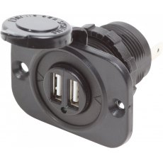 Blue Sea 1016 Dual USB Charger Socket 12/24v