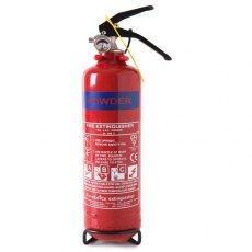 Fireblitz 1kg Dry Powder 5A/34B) Med Ships Wheel Fire Extinguisher