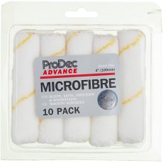 ProDec Advance 10 pack 4" Short Pile Microfibre Mini Paint Rollers