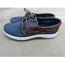 Mobydick San Diego Deck Shoe Navy/Cognac