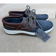 Mobydick San Diego Deck Shoe Navy/Cognac