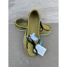 Mobydick Cannes Womans deck shoes Sunflower Yellow