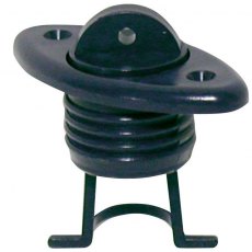 Drain Socket with Captive Plug, Oval 60x30mm