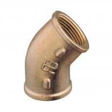 Guidi Brass 45 deg. Elbow F-F 3/8 in