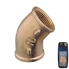 Guidi Brass 45 deg. Elbow F-F 2 in