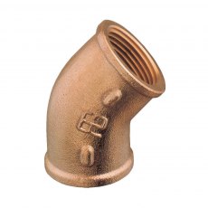 Guidi Bronze 45 deg. Elbow F-F 3/8 in