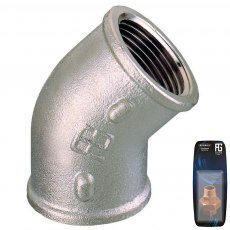 Guidi Nickel Plated 45 deg. Elbow F-F 2 in