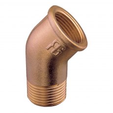 Guidi Bronze 45 deg. Elbow M-F 3 in