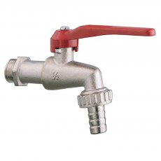 Guidi Nickel Plated Brass Ball Bibcock Tap - 3/4 in