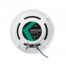 Kicker Marine 6.5" (165mm) Coaxial Speaker System | White LED Grills