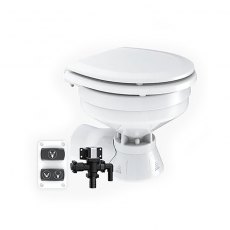 Seaflo Quiet Flush Freshwater Electric Toilet 24V Compact
