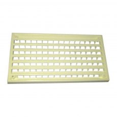 Air Vent 6-3/4" x 3-1/2" Ivory Plastic