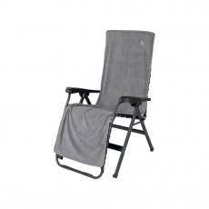 Bo-Camp Chair Cover L Universal Terry Cloth Grey