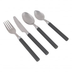 Bo-Camp Cutlery Set Rvs 16 Pieces 4 Persons Grey