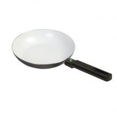 Bo-Camp Frying Pan Sprint Removable Handle Blk/White Dia 26cm