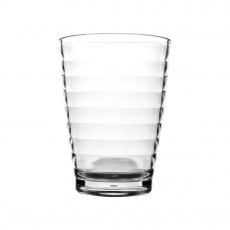 Bo-Camp Lemonade Glass Polycarbonate Ribbed 350 ml 4 Pieces