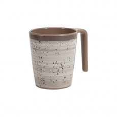 Bo-Camp Mug Halo L Melamine 4 Pieces Beige