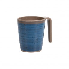 Bo-Camp Mug Halo L Melamine 4 Pieces Blue