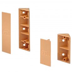 Corner Bracket 6Pc Kit Brown Large