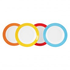 Gimex Colour Line Dinner Plate Rainbow 4 Pieces