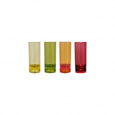 Gimex Colour Line Shot Glass Rainbow 40ml 4 Pieces