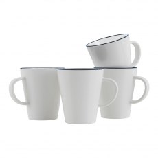 Gimex Linea Line Mug Blue 4 Pieces