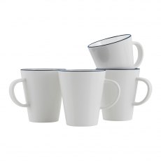 Gimex Linea Line Mug Blue 4 Pieces