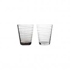 Gimex Linea Line Water Glass Stripe 300ml 2 Pieces