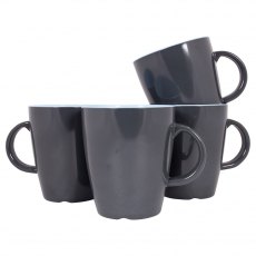 Gimex Vivid Line Mug Blue 380ml 4 Pieces