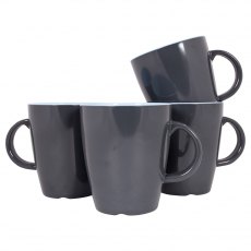 Gimex Vivid Line Mug Blue 380ml 4 Pieces