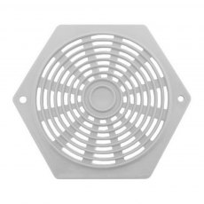 Hexagon Air Vent 2-5/8" White