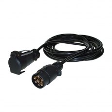 Maypole Straight Trailer Extension Lead 7 Pin Plug to Socket (3M)