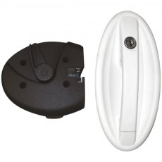 Oval Lock White
