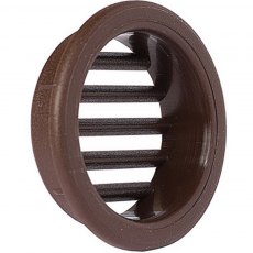 Round Air Vent 32mm Brown