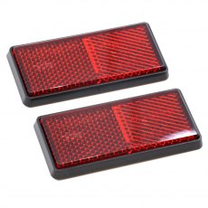 Small Red Reflectors (x2)