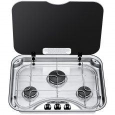 Thetford Series 345 Rectangular Hob 12V Ign Stainless Steel