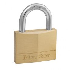 Masterlock Padlock Brass 50mm Steel Shackle