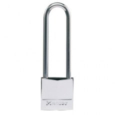 Masterlock Padlock Nickel Brass 30mm SS Long Shackle