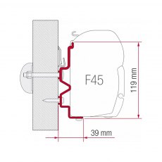 Fiamma Adapter Rapido 90DF-10-450 (98655-918)