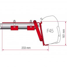 Fiamma Kit for Roof Rail (98655-770)