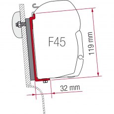 Fiamma Kit for High Roof Adapter Westfalia (98655-317)
