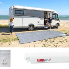 Fiamma F80L 550 Awning Polar White - Royal Grey (07840L03R)