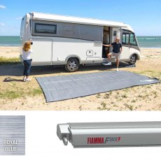 Fiamma F80L 450 Awning Titanium - Royal Blue (07842G03Q)