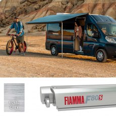Fiamma F80S 340 Awning Titanium - Royal Grey (07832C03R)
