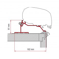 Fiamma Adapter Caravan Roof 450 (98655Z073)