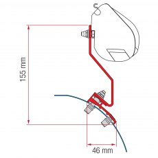 Fiamma Kit for VW Caddy Maxi Lift Roof (98655Z109)