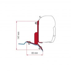Fiamma Adapter Kit Ford Custom (98655Z112)