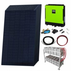 Photonic Universe Premium 3.8kW grid-tie solar power kit with LG solar panels, 5.5kW hybrid inverter