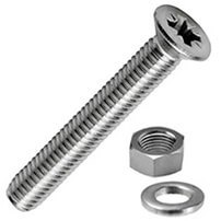 M4 A4 Marine Stainless Steel Pozi Countersunk Head Set